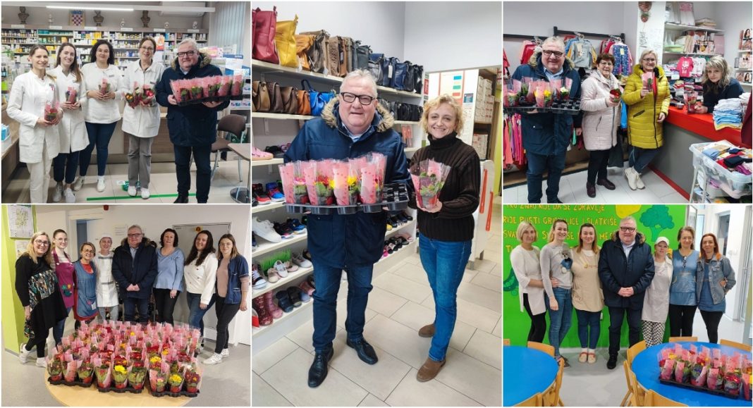 Malim znakom pažnje, gradonačelnik Kolarek čestitao Valentinovo Malim znakom pažnje, gradonačelnik Kolarek čestitao Valentinovo