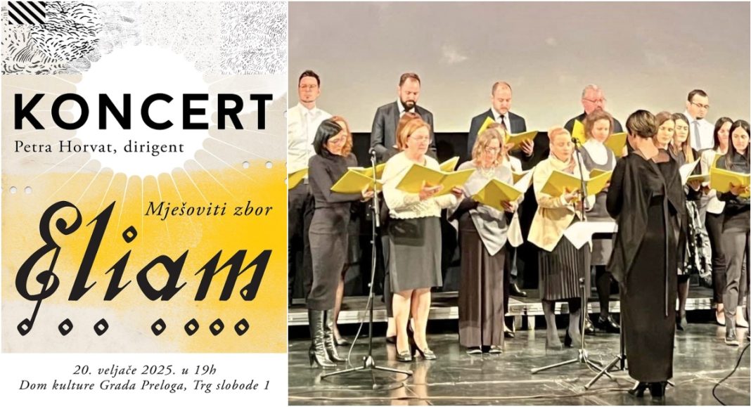Dođite 20. veljače u Dom kulture Grada Preloga na koncert Mješovitog zbora Eliam Dođite 20. veljače u Dom kulture Grada Preloga na koncert Mješovitog zbora Eliam
