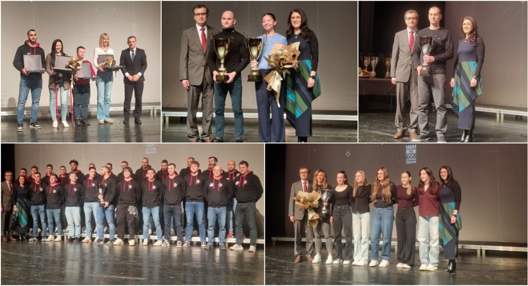 FOTO/VIDEO Tenisačica Antonia Ružić i gimnastičar Filip Ude najbolji pojedinci, među sportskim kolektivima titule za ŽRK Zrinski i MRK Čakovec, a kod parova za kombinaciju Plevnjak i Maček FOTO/VIDEO Tenisačica Antonia Ružić i gimnastičar Filip Ude najbolji pojedinci, među sportskim kolektivima titule za ŽRK Zrinski i MRK Čakovec, a kod parova za kombinaciju Plevnjak i Maček