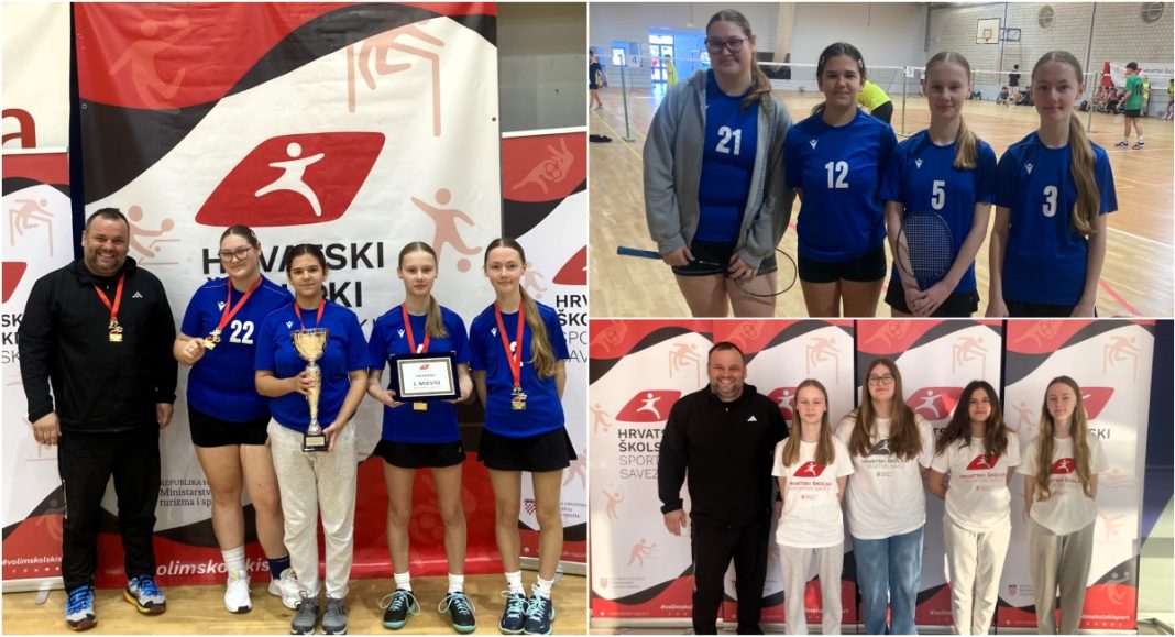 Učenice II. osnovne škole Čakovec državne prvakinje u badmintonu Učenice II. osnovne škole Čakovec državne prvakinje u badmintonu