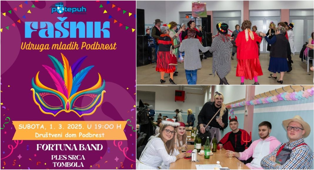 Ne propustite tradicionalnu fašničku zabavu u Podbrestu Ne propustite tradicionalnu fašničku zabavu u Podbrestu
