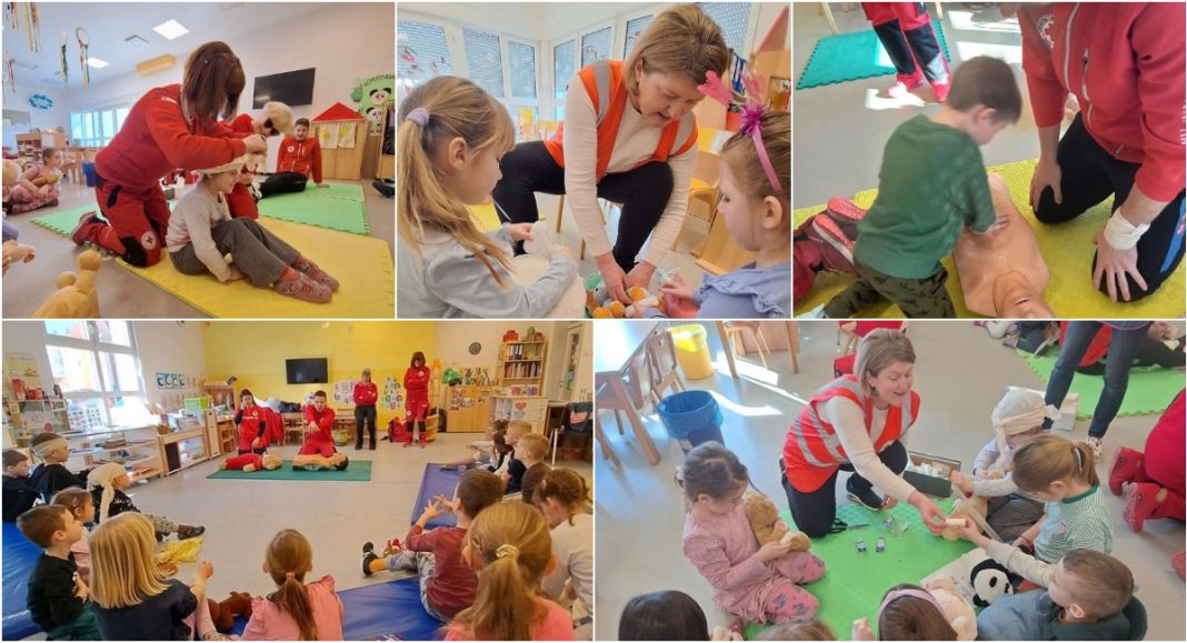 FOTO Radionica „Učimo prvu pomoć za one koje volimo“ u Dječjem vrtiću Fijolica FOTO Radionica „Učimo prvu pomoć za one koje volimo“ u Dječjem vrtiću Fijolica