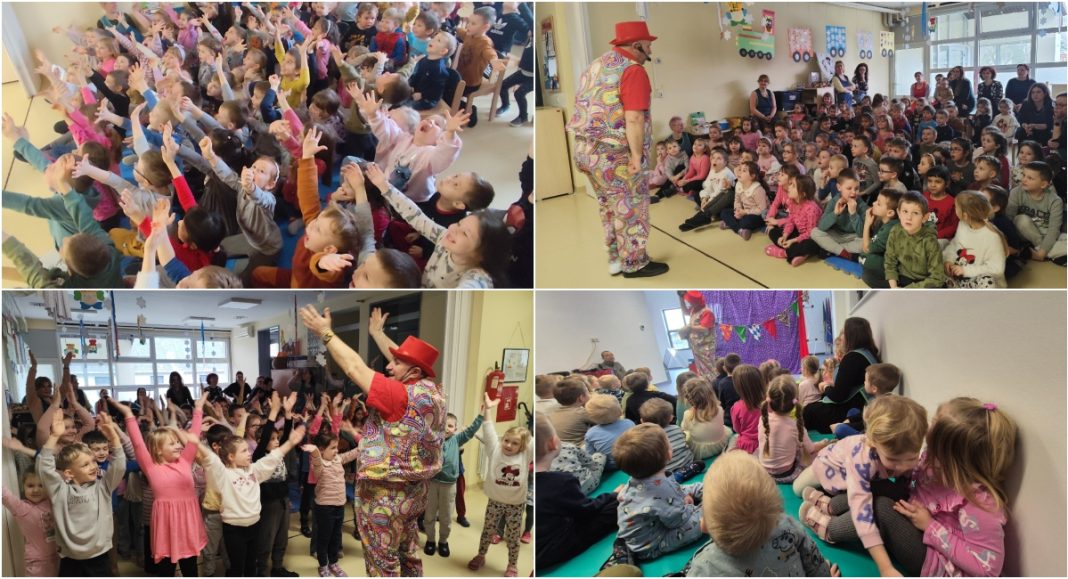 FOTO Klaun posjetio mališane u vrtiću ‘Zvončić’ i područnom odjelu ‘Lastavica’ FOTO Klaun posjetio mališane u vrtiću ‘Zvončić’ i područnom odjelu ‘Lastavica’