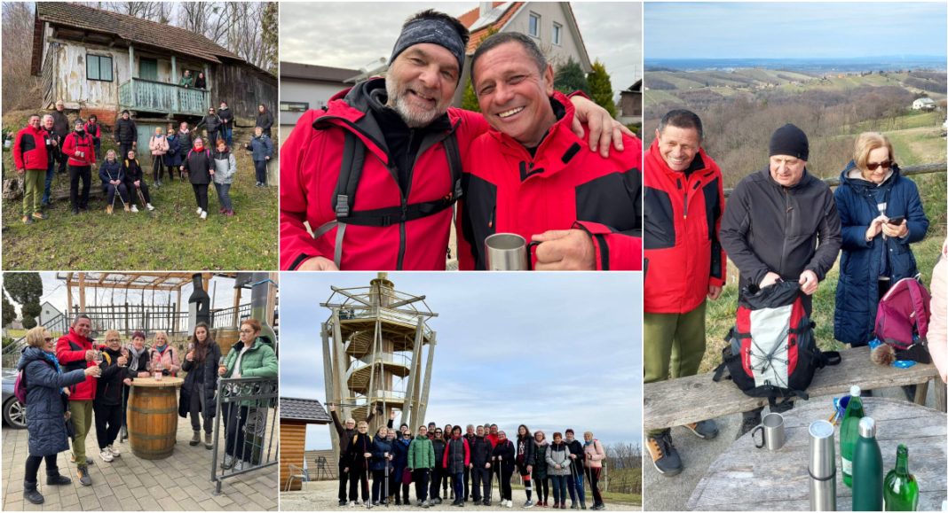 FOTO Za svoj 64. rođendan počastio ekipu na međimurskim bregima uz šetnju od 10 km, ali… FOTO Za svoj 64. rođendan počastio ekipu na međimurskim bregima uz šetnju od 10 km, ali…