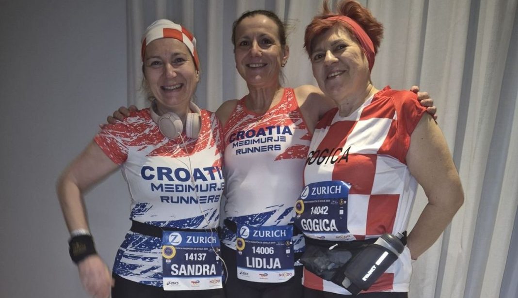 Sandra, Lidija i Gordana trčale na maratonu u Sevilli Sandra, Lidija i Gordana trčale na maratonu u Sevilli