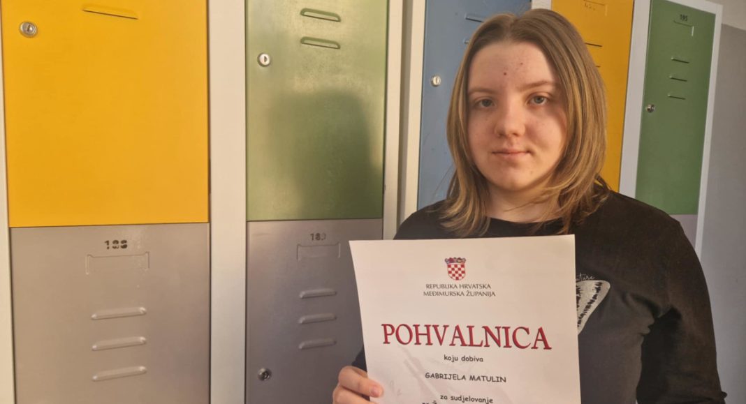 Na natjecanju iz njemačkog jezika prvo mjesto osvojila je Gabrijela Matulin iz SŠ Prelog Na natjecanju iz njemačkog jezika prvo mjesto osvojila je Gabrijela Matulin iz SŠ Prelog