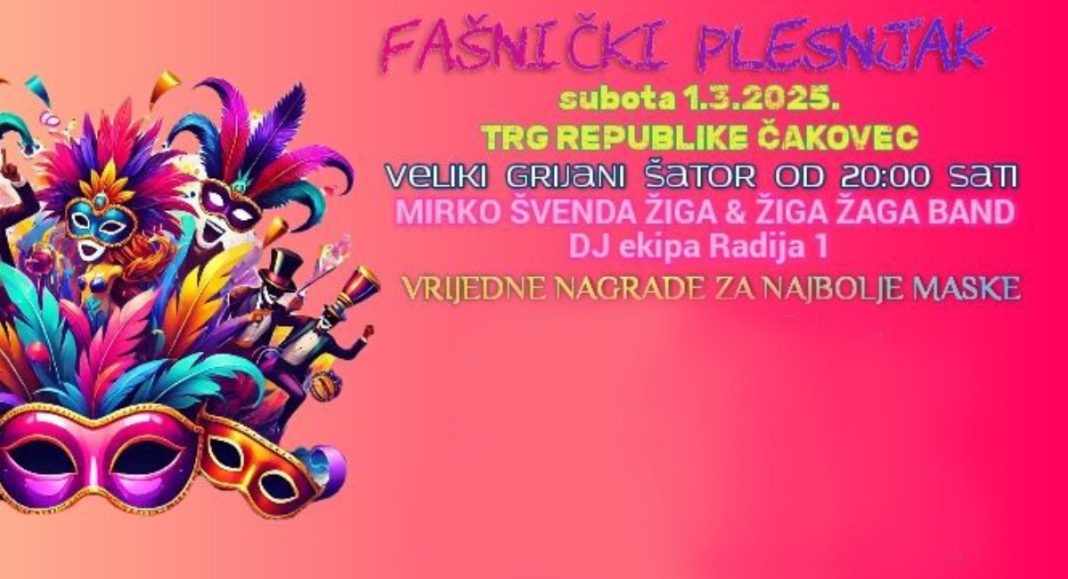 VIDEO Fašnički Plesnjak uz Žigu i Žiga-žaga band i vrijedne nagrade za najbolje maske VIDEO Fašnički Plesnjak uz Žigu i Žiga-žaga band i vrijedne nagrade za najbolje maske