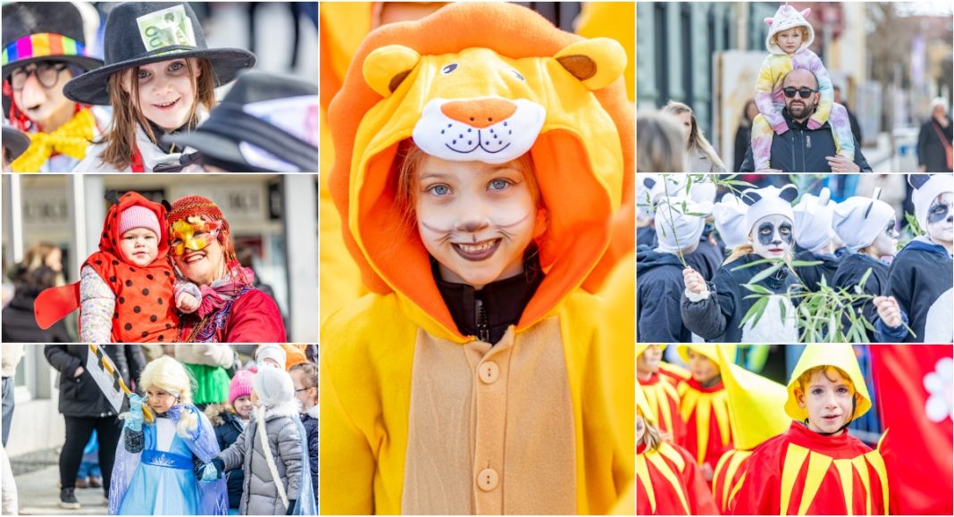 FOTO/VIDEO Vesela fašnička povorka ispunila gradske ulice šarenilom i smijehom FOTO/VIDEO Vesela fašnička povorka ispunila gradske ulice šarenilom i smijehom