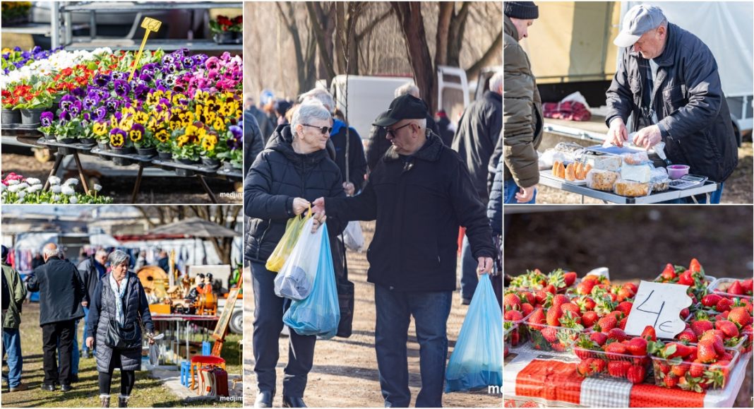 FOTO Lijepo proljetno vrijeme donijelo bogatu ponudu i mnoštvo kupaca FOTO Lijepo proljetno vrijeme donijelo bogatu ponudu i mnoštvo kupaca