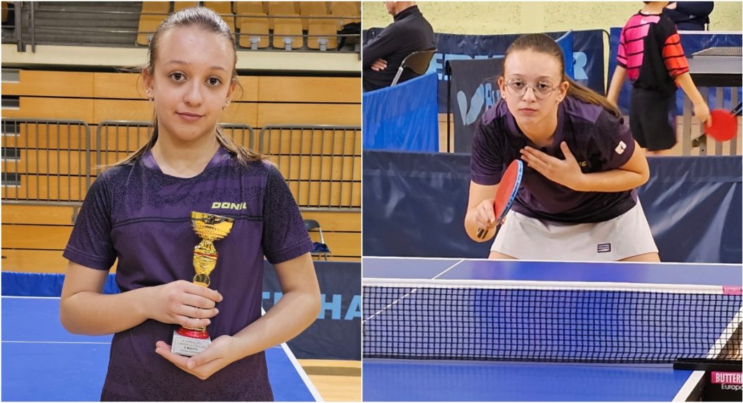 Tena Špoljarić osvojila broncu u stolnom tenisu na Međunarodnom prvenstvu Krapine Tena Špoljarić osvojila broncu u stolnom tenisu na Međunarodnom prvenstvu Krapine