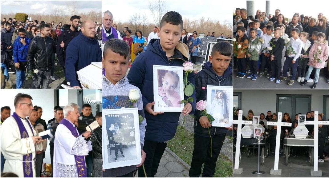FOTO/VIDEO Nikad toliko tuge nije bilo u Međimurju kao danas u Šandorovcu: ispraćeni su mali Gabrijel, Lana i Tena! FOTO/VIDEO Nikad toliko tuge nije bilo u Međimurju kao danas u Šandorovcu: ispraćeni su mali Gabrijel, Lana i Tena!