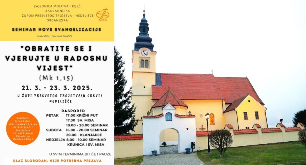 Pridružite se seminaru ‘Obratite se i vjerujte u radosnu vijest’ od 21. do 23. ožujka! Pridružite se seminaru ‘Obratite se i vjerujte u radosnu vijest’ od 21. do 23. ožujka!