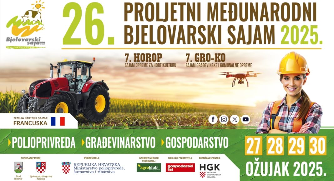 Ne propustite 26. Proljetni međunarodni bjelovarski sajam Ne propustite 26. Proljetni međunarodni bjelovarski sajam
