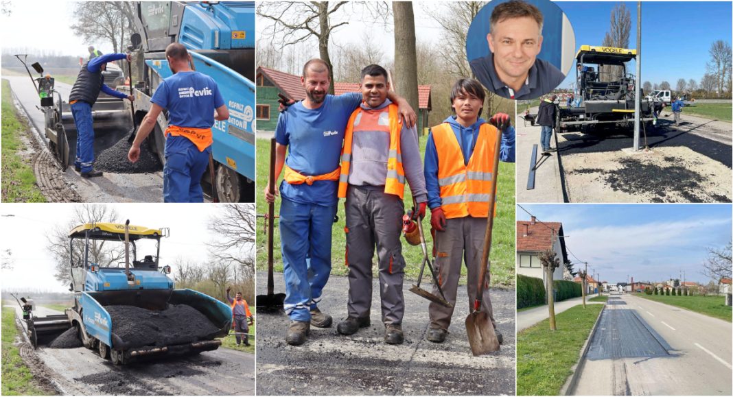 FOTO U Kotoribi u tijeku sanacija cesta, a zatim slijedi obnova horizontalne signalizacije! FOTO U Kotoribi u tijeku sanacija cesta, a zatim slijedi obnova horizontalne signalizacije!