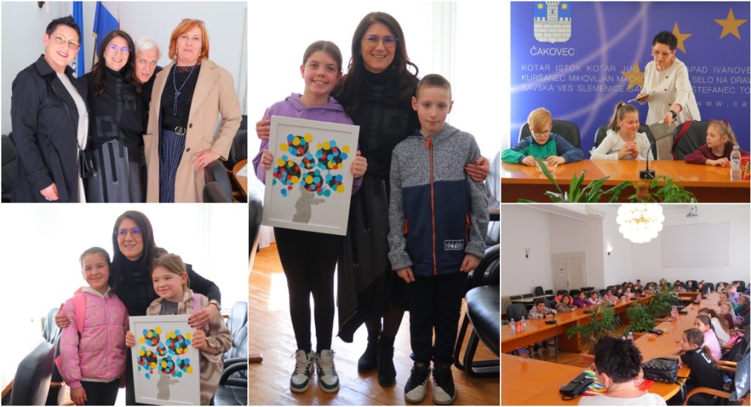 FOTO Učenici trećih razreda OŠ Vladimir Nazor iz Pribislavca posjetili čakovečku gradonačelnicu Ljerku Cividini FOTO Učenici trećih razreda OŠ Vladimir Nazor iz Pribislavca posjetili čakovečku gradonačelnicu Ljerku Cividini