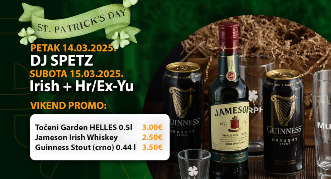 Vikend u ritmu irske glazbe, pive i whiskeya Vikend u ritmu irske glazbe, pive i whiskeya