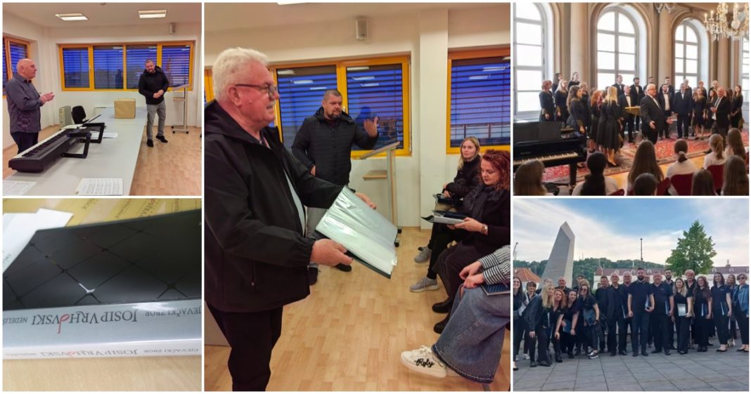 FOTO Tvrtka Fučko donirala pjevačima zbora Josip Vrhovski nove fascikle za note FOTO Tvrtka Fučko donirala pjevačima zbora Josip Vrhovski nove fascikle za note
