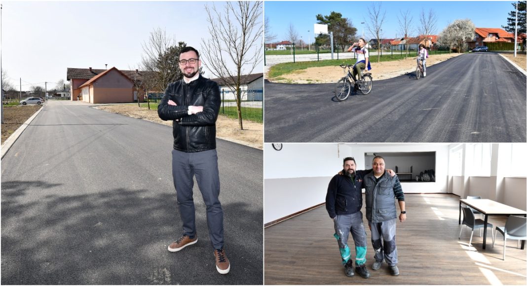 U Pretetincu asfaltirana cesta kod Doma kulture, uređen i unutarnji prostor! U Pretetincu asfaltirana cesta kod Doma kulture, uređen i unutarnji prostor!