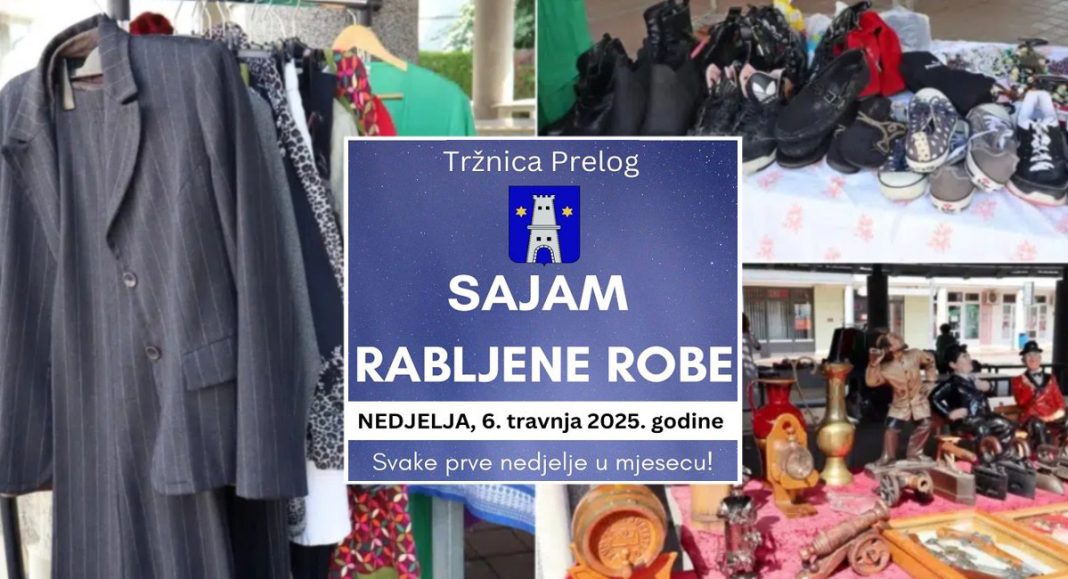 Prva nedjelja u travnju uz Sajam rabljene robe u Prelogu Prva nedjelja u travnju uz Sajam rabljene robe u Prelogu