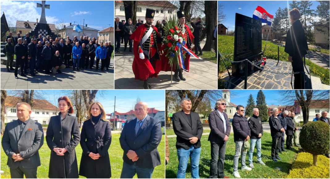 FOTO Predstavnici 54. bojne Međimurske županije odali počast braniteljima u Slunju FOTO Predstavnici 54. bojne Međimurske županije odali počast braniteljima u Slunju