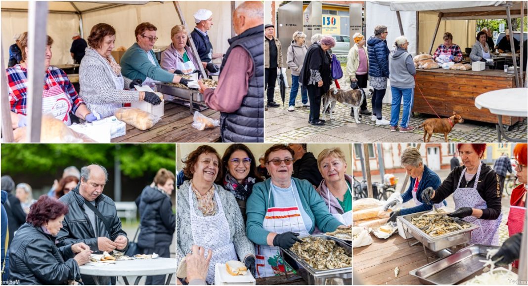 FOTO/VIDEO Čakovečkim Trgom Republike širio se fini miris prženih ribica FOTO/VIDEO Čakovečkim Trgom Republike širio se fini miris prženih ribica