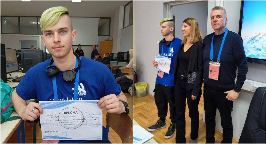 Fran Medlobi osvojio 2. mjesto na AutoCAD Hrvatska 2025! Fran Medlobi osvojio 2. mjesto na AutoCAD Hrvatska 2025!