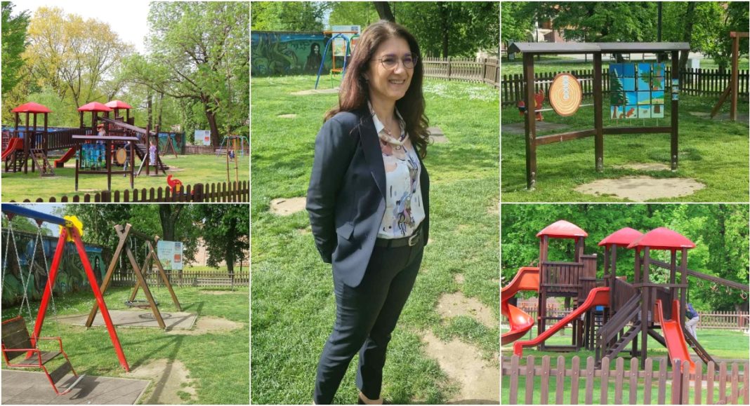 FOTO Ljerka Cividini: Dejčja igrališta i zelenilo su budućnost našeg grada FOTO Ljerka Cividini: Dejčja igrališta i zelenilo su budućnost našeg grada
