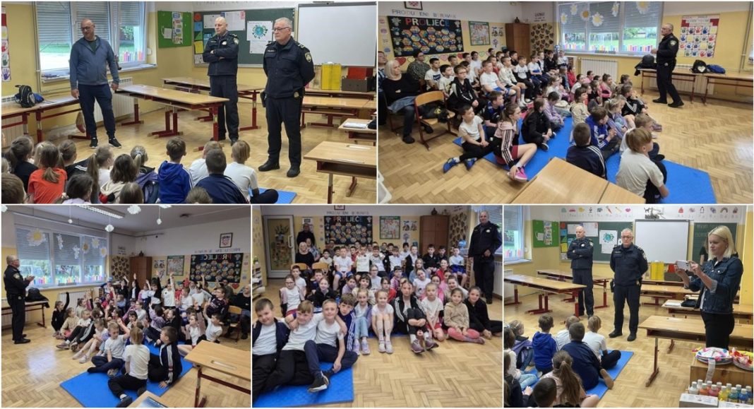 FOTO Policijski službenici educirali najmlađe o nasilju i važnosti brige za okoliš u Donjem Kraljevcu FOTO Policijski službenici educirali najmlađe o nasilju i važnosti brige za okoliš u Donjem Kraljevcu