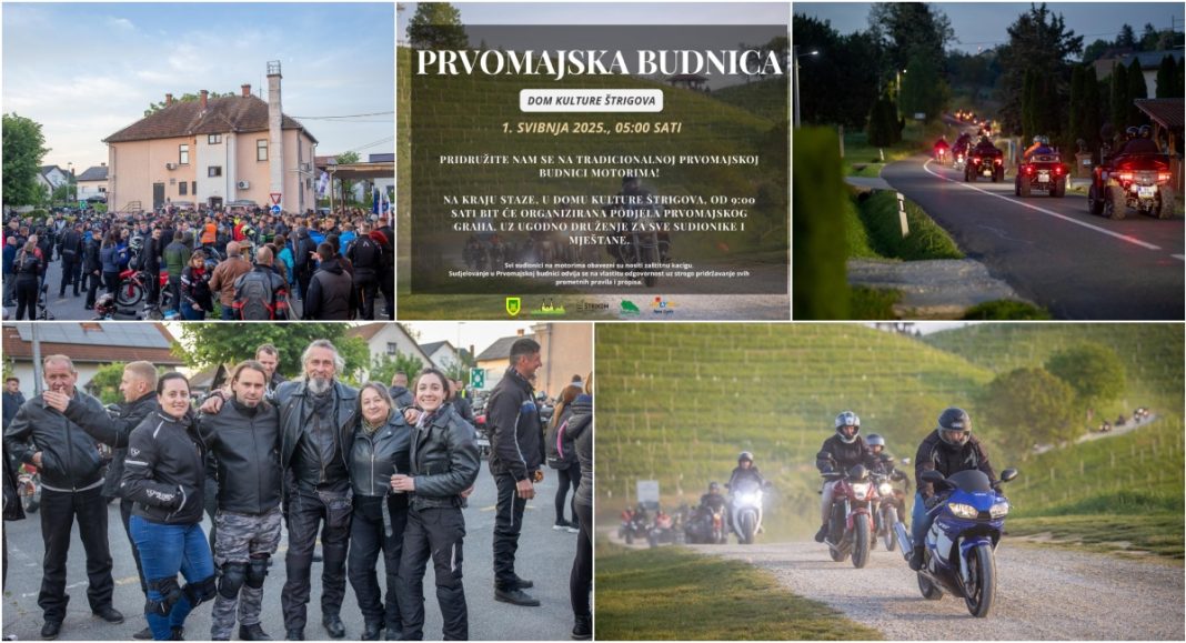Tradicionalna Prvomajska budnica na motorima i ove godine u Štrigovi Tradicionalna Prvomajska budnica na motorima i ove godine u Štrigovi