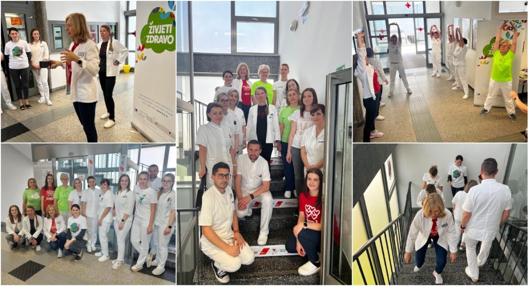 FOTO Europski dan bez dizala u Zavodu za javno zdravstvo Međimurske županije: Zaposlenici vježbali na stepenicama… FOTO Europski dan bez dizala u Zavodu za javno zdravstvo Međimurske županije: Zaposlenici vježbali na stepenicama…