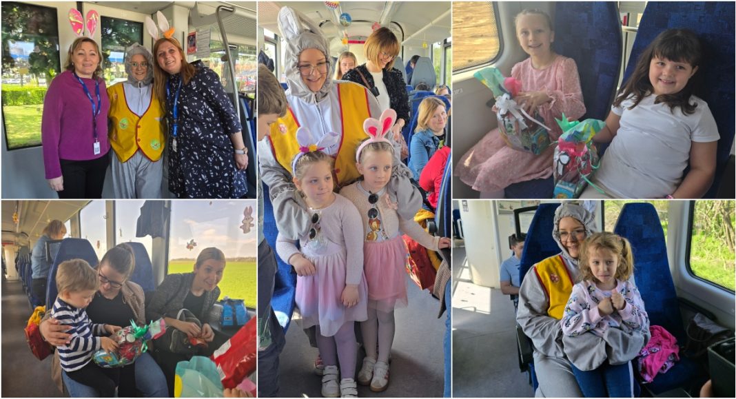FOTO/VIDEO Uskršnji vlak “Zeko-express” oduševio mališane! FOTO/VIDEO Uskršnji vlak “Zeko-express” oduševio mališane!