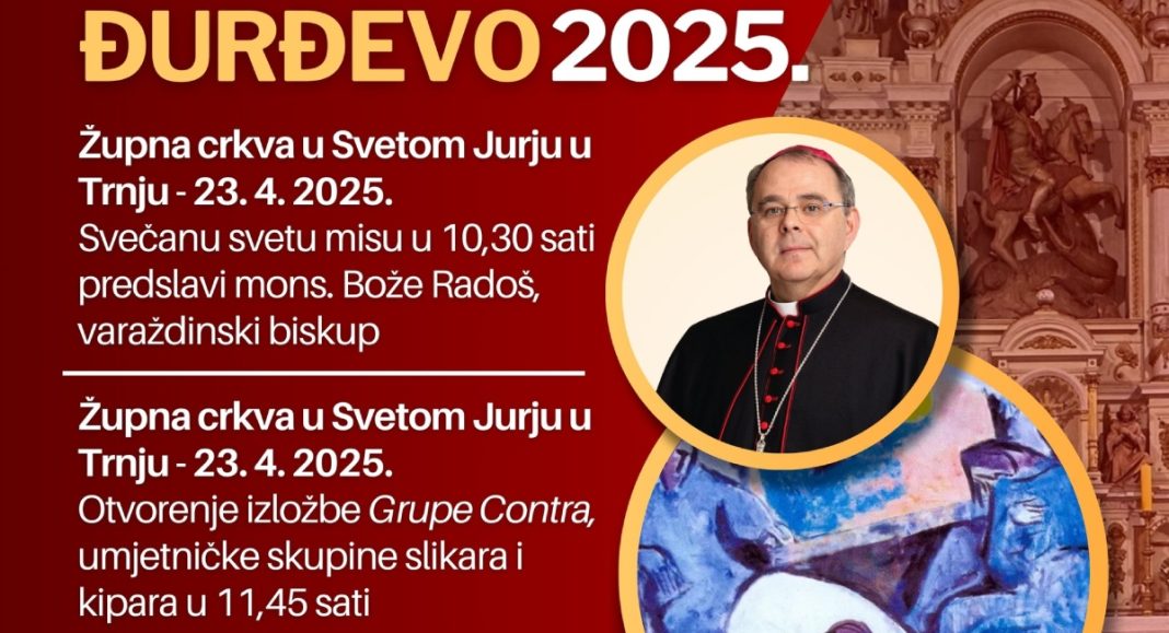 Svečana misa, izložba i humanitarni susret uz proslavu Đurđeva u Svetom Jurju u Trnju Svečana misa, izložba i humanitarni susret uz proslavu Đurđeva u Svetom Jurju u Trnju