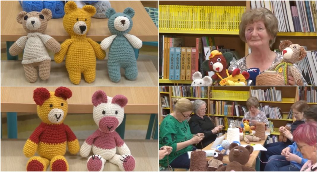 VIDEO Heklica koja grli: Djevojčicu spašenu iz požara utješio medvjedić iz čakovečke knjižnice VIDEO Heklica koja grli: Djevojčicu spašenu iz požara utješio medvjedić iz čakovečke knjižnice