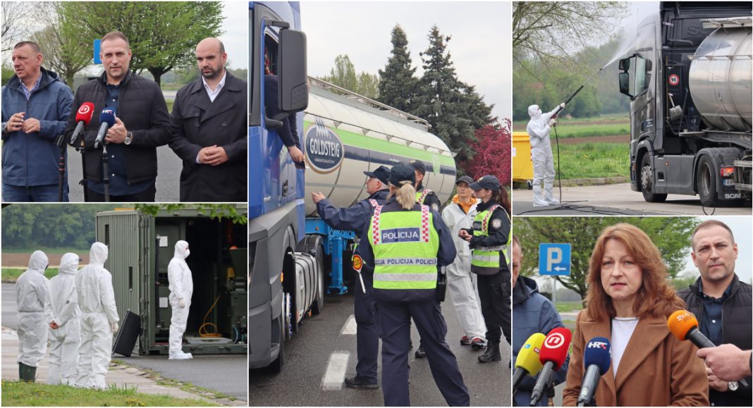 FOTO/VIDEO Granični prijelaz Goričan ključan: Od danas nove mjere zaštite od slinavke i šapa! FOTO/VIDEO Granični prijelaz Goričan ključan: Od danas nove mjere zaštite od slinavke i šapa!