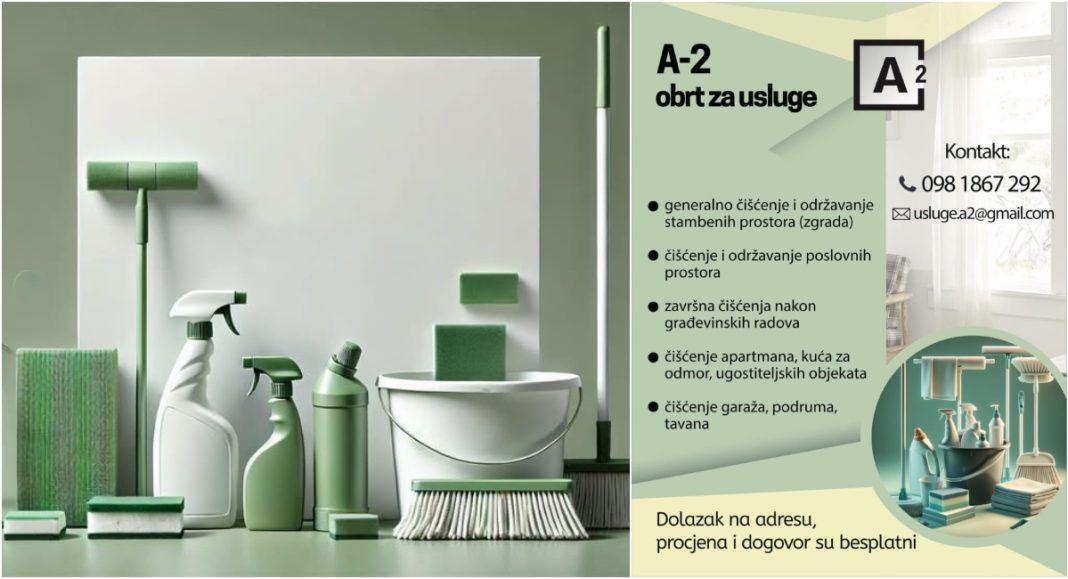 A2 – Obrt za profesionalno čišćenje koji donosi svježinu u vaš prostor A2 – Obrt za profesionalno čišćenje koji donosi svježinu u vaš prostor