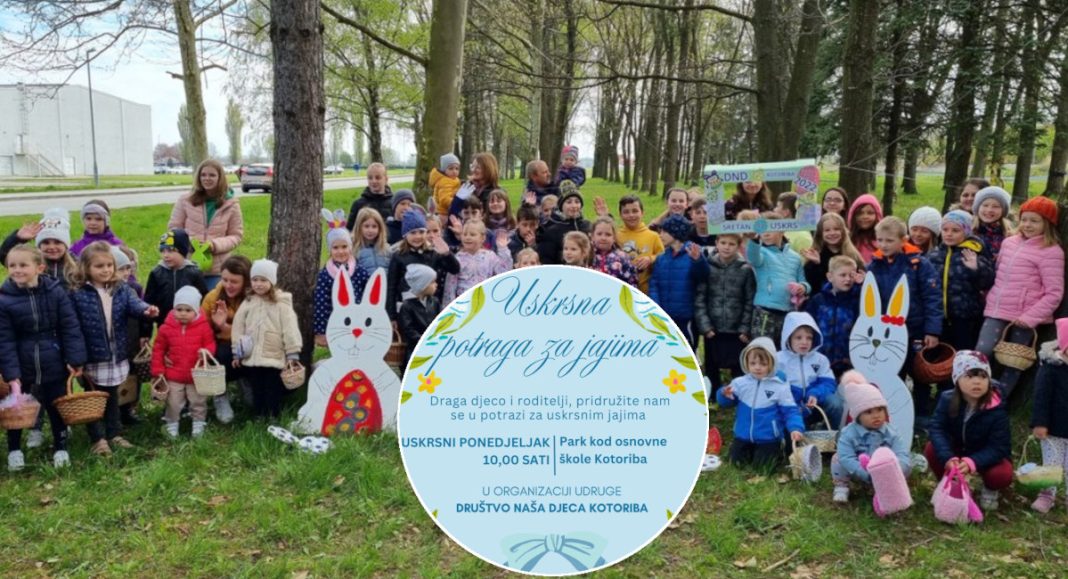 Uskrsni ponedjeljak u Kotoribi rezerviran je za potragu za jajima Uskrsni ponedjeljak u Kotoribi rezerviran je za potragu za jajima
