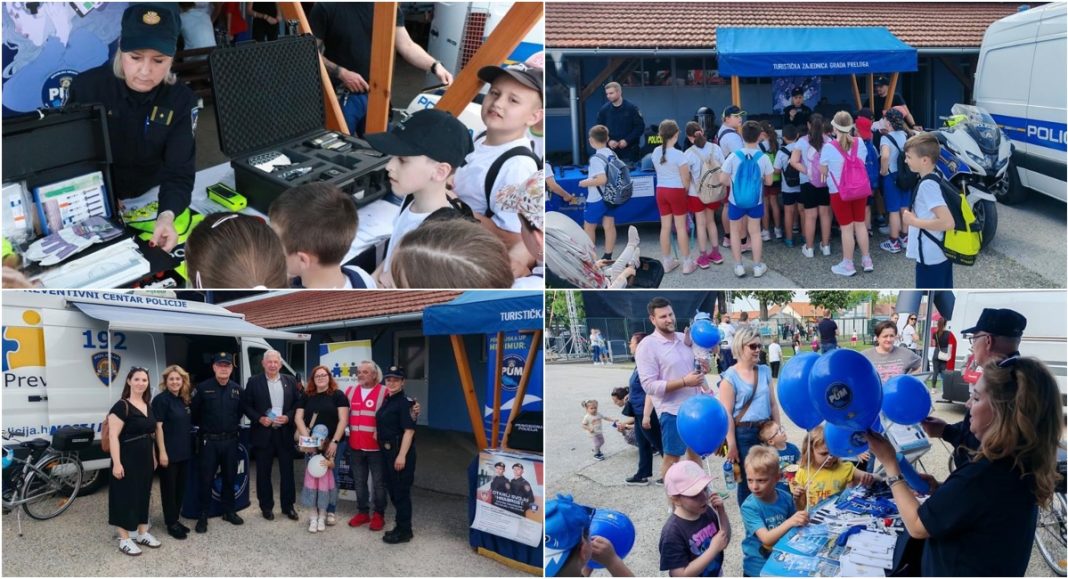 FOTO Policija promovirala sigurnost i preventivne aktivnosti na Sportskim igrama mladih u Prelogu FOTO Policija promovirala sigurnost i preventivne aktivnosti na Sportskim igrama mladih u Prelogu
