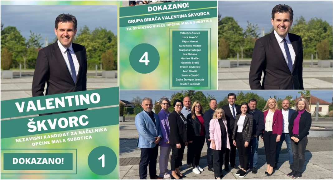 VALENTINO ŠKVORC: Dokazali smo se radom i rezultatima, pružite nam povjerenje da tim putem nastavimo graditi našu zajednicu VALENTINO ŠKVORC: Dokazali smo se radom i rezultatima, pružite nam povjerenje da tim putem nastavimo graditi našu zajednicu