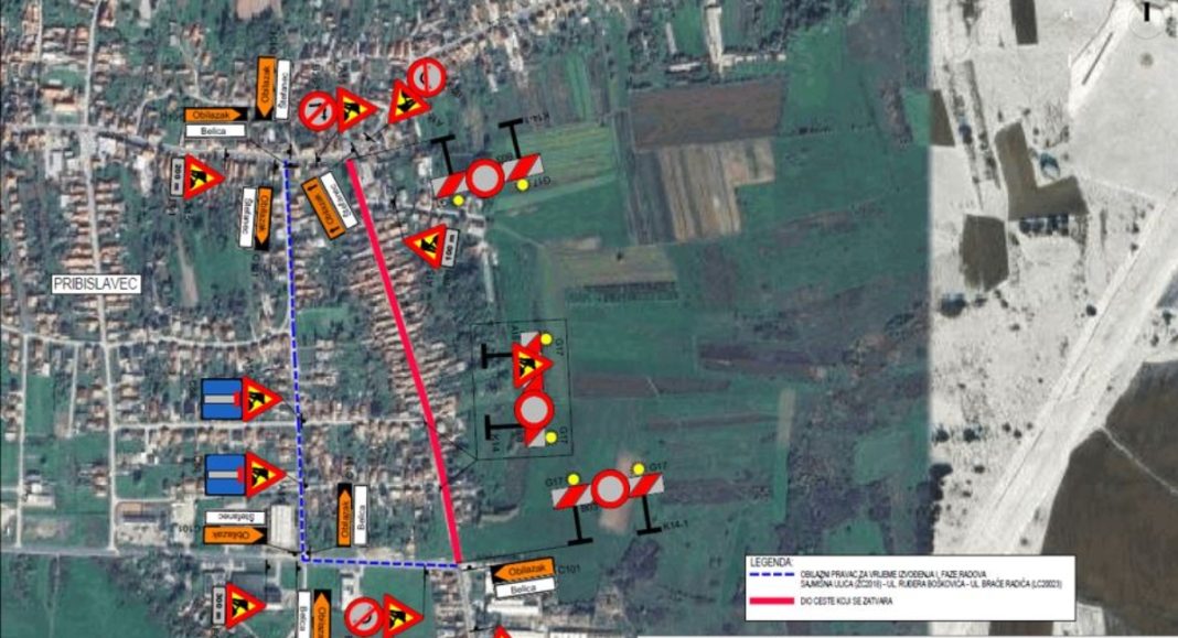 Privremeno zatvaranje dijela ulice dr. Ante Starčevića u Pribislavcu! Privremeno zatvaranje dijela ulice dr. Ante Starčevića u Pribislavcu!