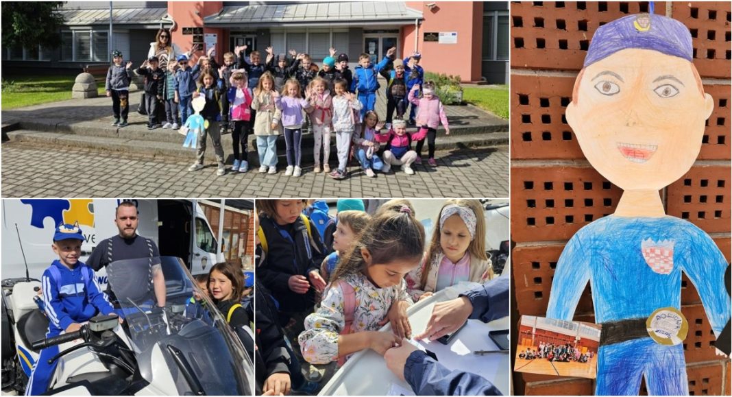 FOTO Mališani iz vrtića ‘Smješko’ posjetili Policijsku upravu međimursku FOTO Mališani iz vrtića ‘Smješko’ posjetili Policijsku upravu međimursku