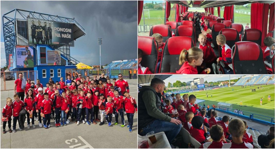 FOTO Mali nogometaši iz Male Subotice na utakmici NK Varaždina i Osijeka FOTO Mali nogometaši iz Male Subotice na utakmici NK Varaždina i Osijeka