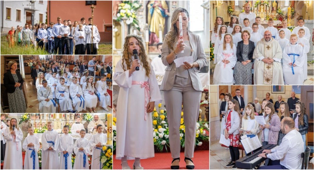 FOTO Krizma i prva pričest ispunile Župu Štrigova molitvom i radošću FOTO Krizma i prva pričest ispunile Župu Štrigova molitvom i radošću