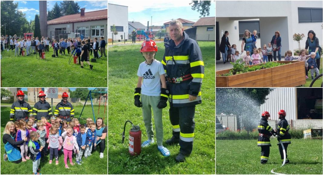 FOTO/VIDEO Vatrogasci iz Dunjkovca, Pretetinca i Slakovca uspješno evakuirali vrtić i školu te pokazali spremnost za intervenciju u svakoj situaciji FOTO/VIDEO Vatrogasci iz Dunjkovca, Pretetinca i Slakovca uspješno evakuirali vrtić i školu te pokazali spremnost za intervenciju u svakoj situaciji