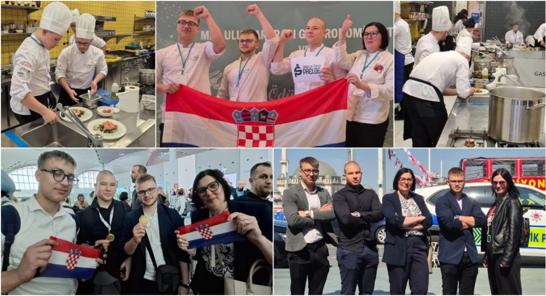FOTO Učenici Srednje škole Prelog osvojili 4. mjesto na prestižnom kuharskom natjecanju u Turskoj FOTO Učenici Srednje škole Prelog osvojili 4. mjesto na prestižnom kuharskom natjecanju u Turskoj