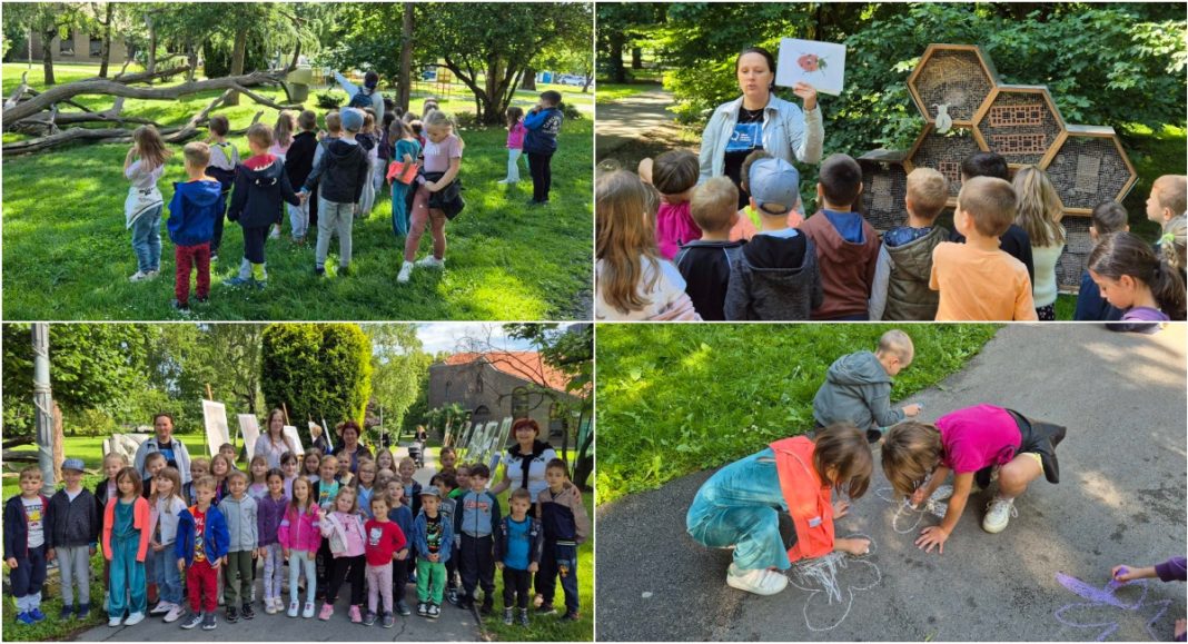 FOTO Poučna šetnja Perivojem Zrinski: Djeca učila prepoznavati ptice i stabla FOTO Poučna šetnja Perivojem Zrinski: Djeca učila prepoznavati ptice i stabla