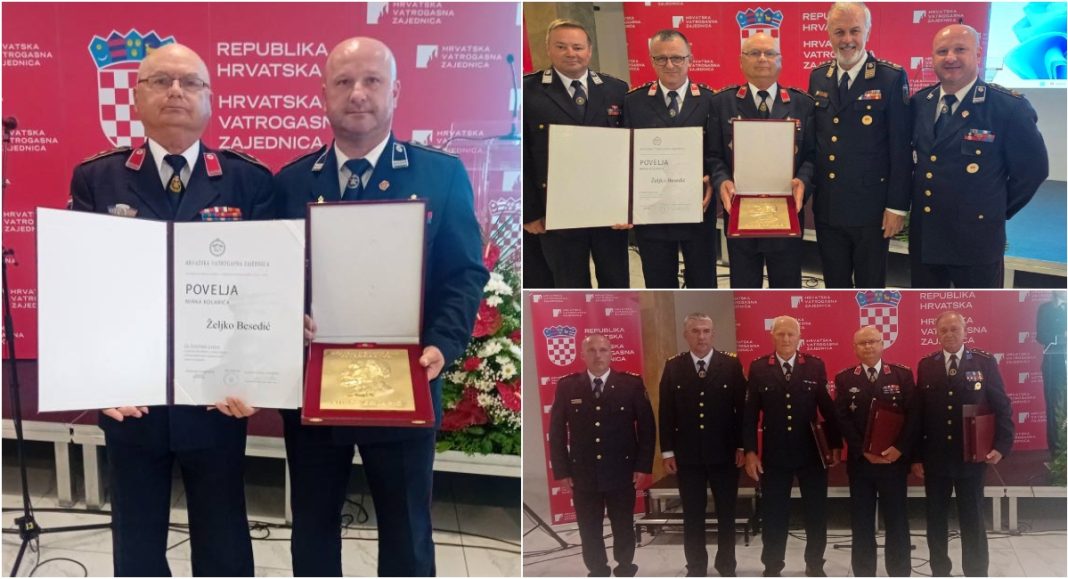 FOTO Na sjednici Hrvatske vatrogasne zajednice odlikovan Željko Besedić iz DVD-a Čakovec FOTO Na sjednici Hrvatske vatrogasne zajednice odlikovan Željko Besedić iz DVD-a Čakovec