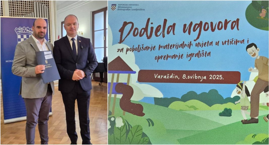 Načelnik Goričana Emanuel Sinković potpisao je ugovore vrijedne 118.000 eura za igralište i vrtić! Načelnik Goričana Emanuel Sinković potpisao je ugovore vrijedne 118.000 eura za igralište i vrtić!