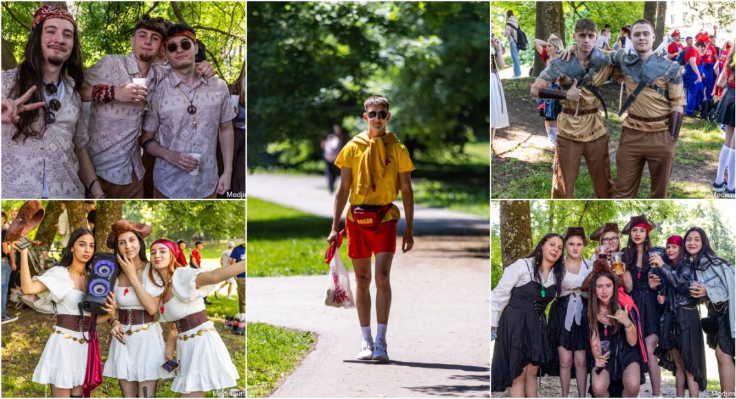 FOTO Maturanti preplavili park i slave kraj školskih dana FOTO Maturanti preplavili park i slave kraj školskih dana