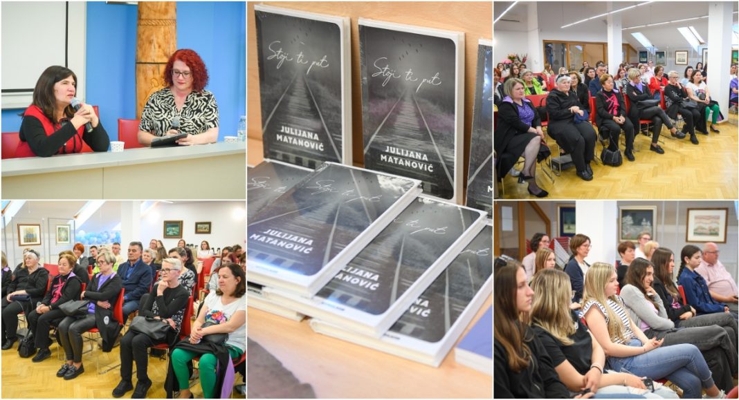 Julijana Matanović predstavila novi roman “Stoji ti put” pred prepunom dvoranom Julijana Matanović predstavila novi roman “Stoji ti put” pred prepunom dvoranom