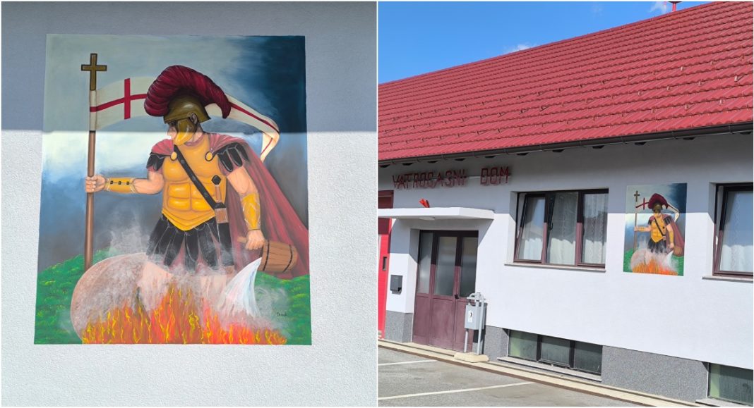 FOTO Kotoriba: Vatrogasni dom krasi unikatna slika koju je naslikala njihova članica FOTO Kotoriba: Vatrogasni dom krasi unikatna slika koju je naslikala njihova članica